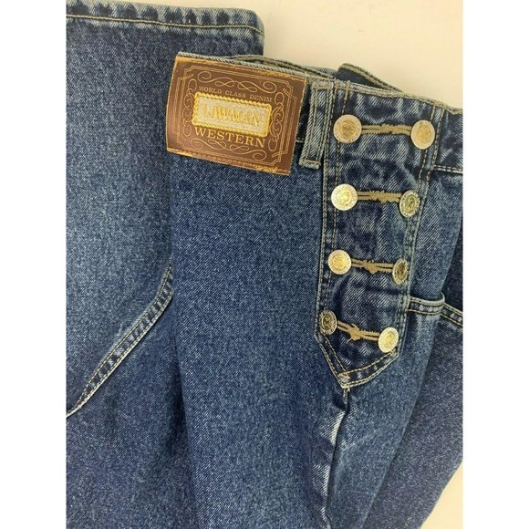 Vintage Lawman Women 15/16 Denim Western Jeans - Picture 10 of 10